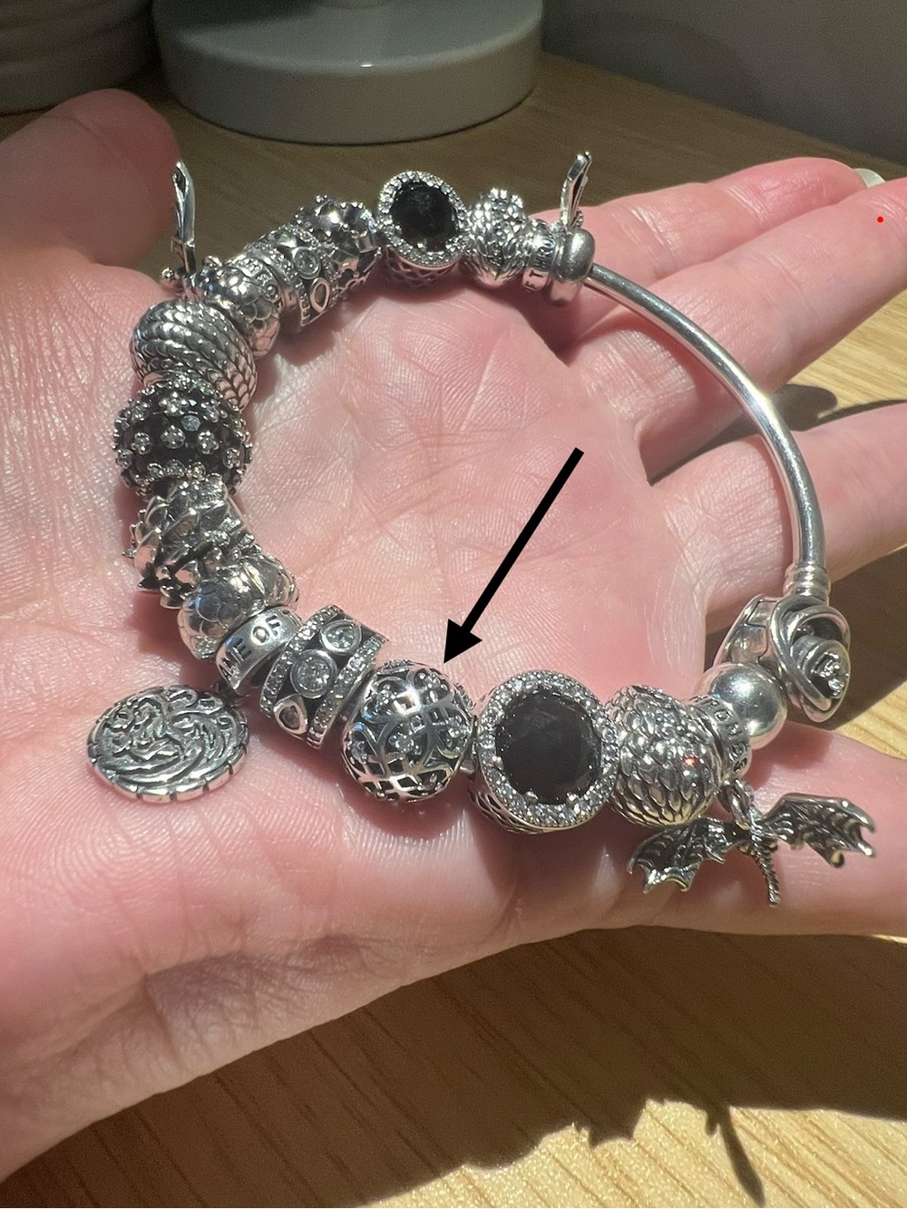 Openwork Filigree Charm - Picture 9 of 10